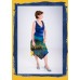 Rombo azul skirt